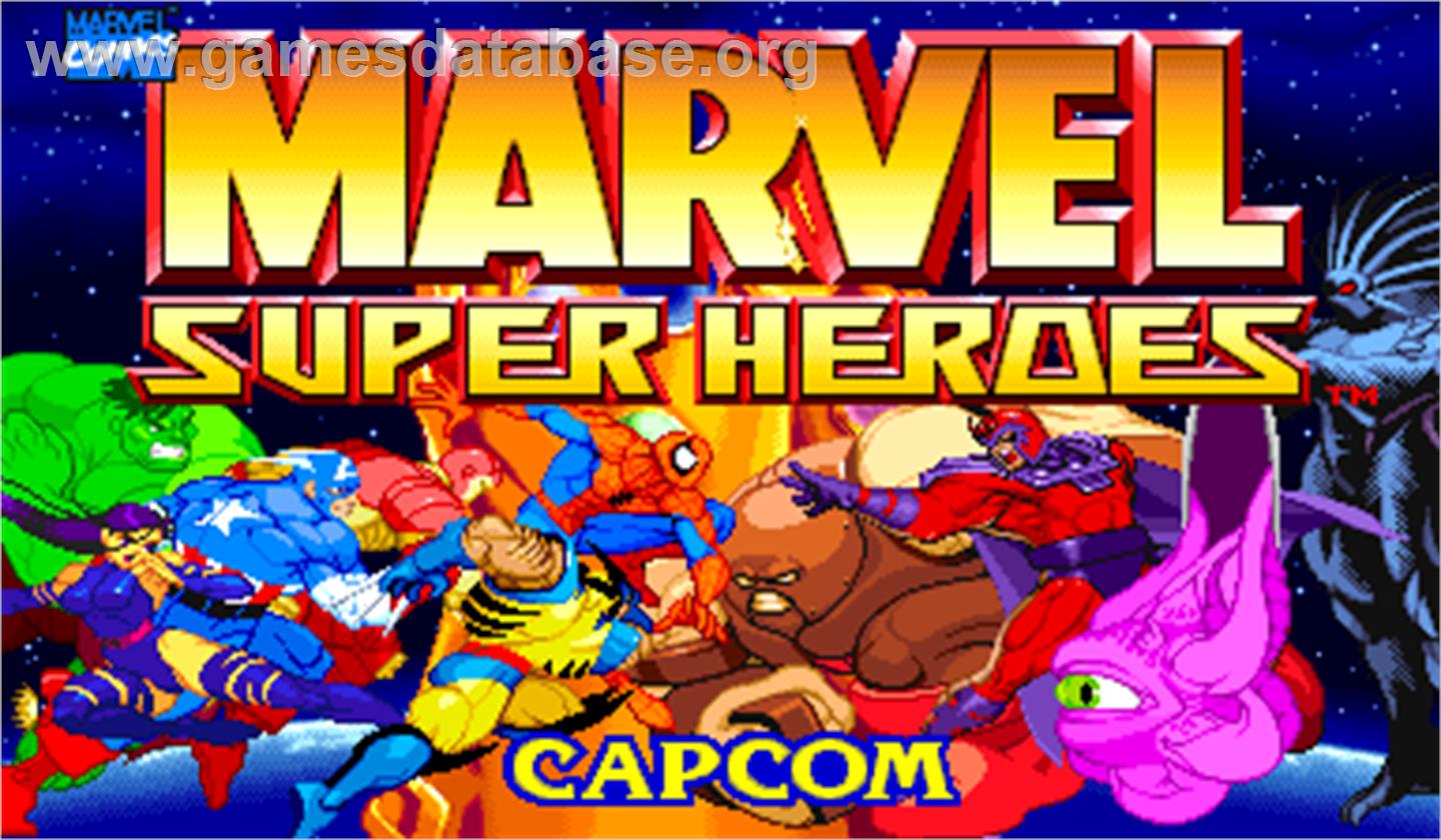 Marvel Super Heroes - Arcade - Artwork - Title Screen