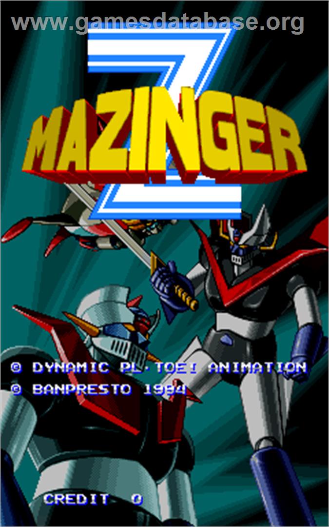 Mazinger Z - Arcade - Artwork - Title Screen