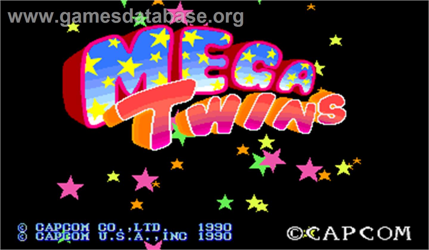 Mega Twins - Arcade - Artwork - Title Screen