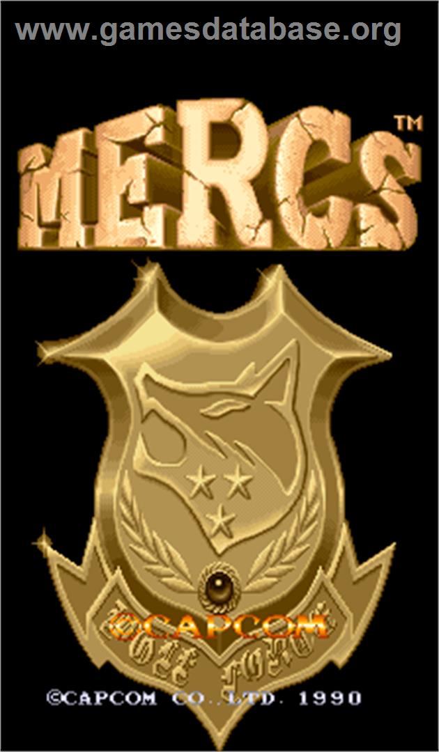 Mercs - Arcade - Artwork - Title Screen