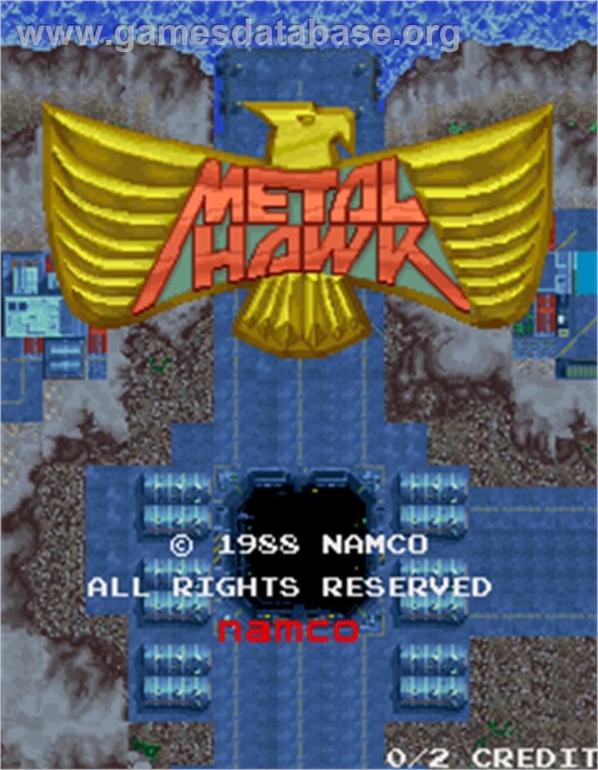 Metal Hawk - Arcade - Artwork - Title Screen