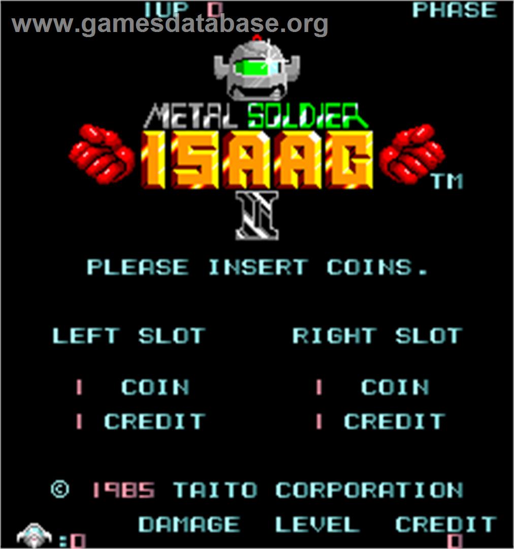 Metal Soldier Isaac II - Arcade - Artwork - Title Screen