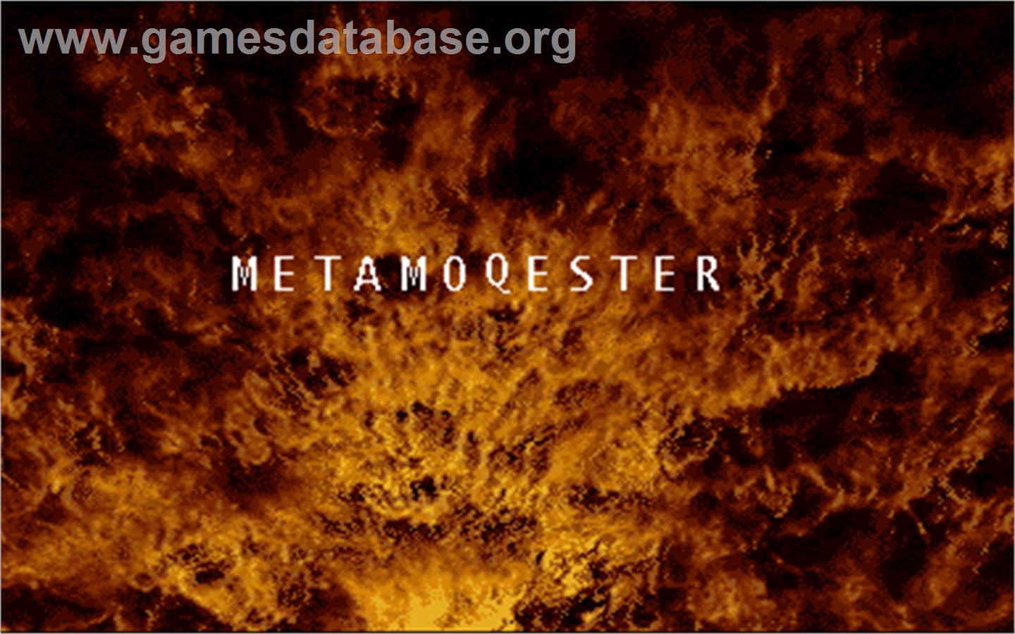 Metamoqester - Arcade - Artwork - Title Screen