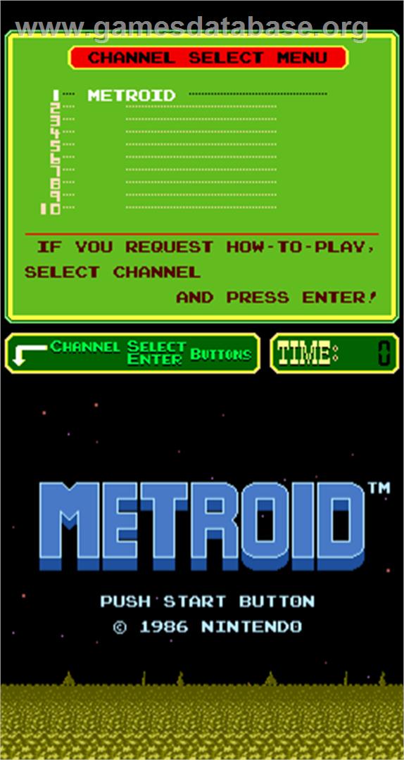Metroid - Arcade - Artwork - Title Screen