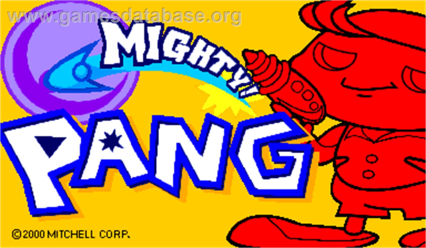 Mighty! Pang - Arcade - Artwork - Title Screen