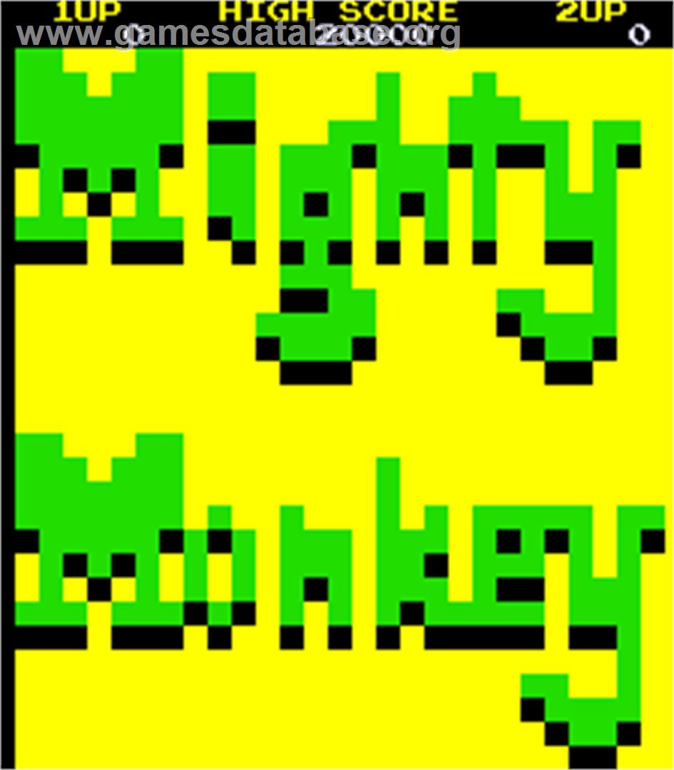 Mighty Monkey - Arcade - Artwork - Title Screen