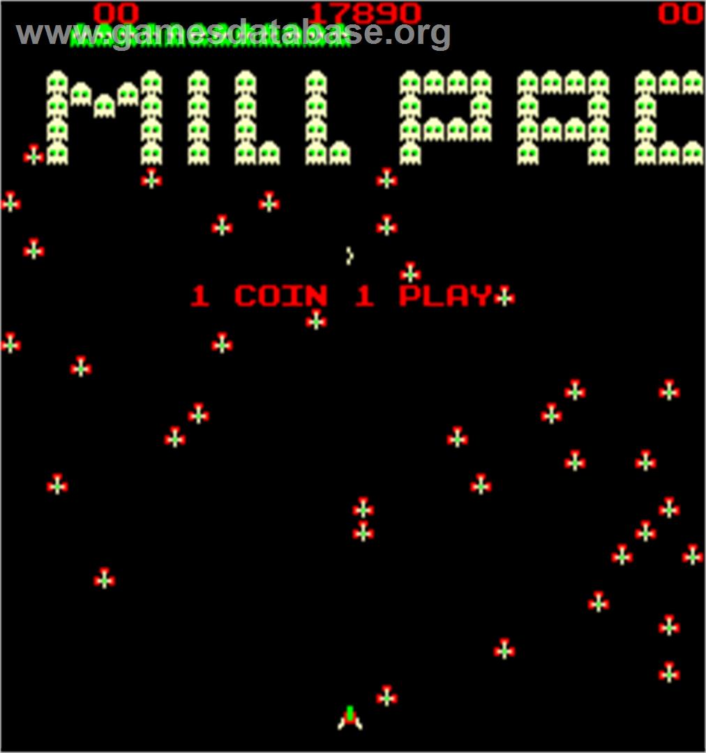 Millpac - Arcade - Artwork - Title Screen