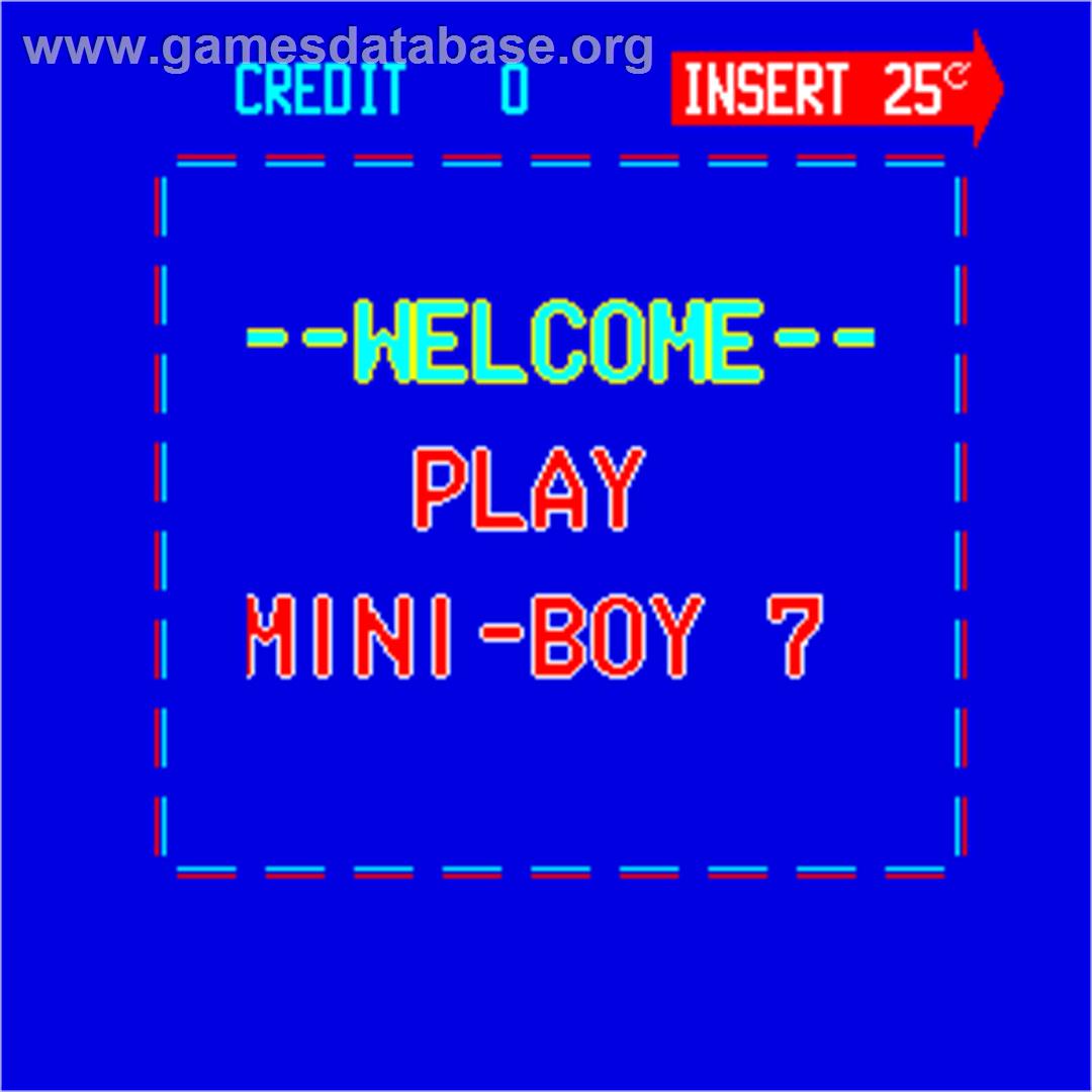 Mini Boy 7 - Arcade - Artwork - Title Screen