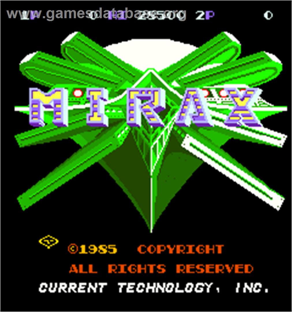 Mirax - Arcade - Artwork - Title Screen