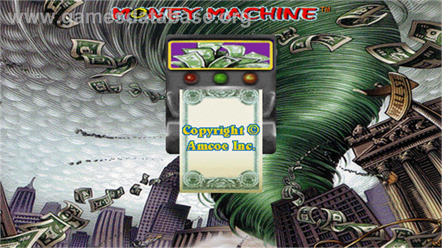 Money Machine - Arcade - Artwork - Title Screen