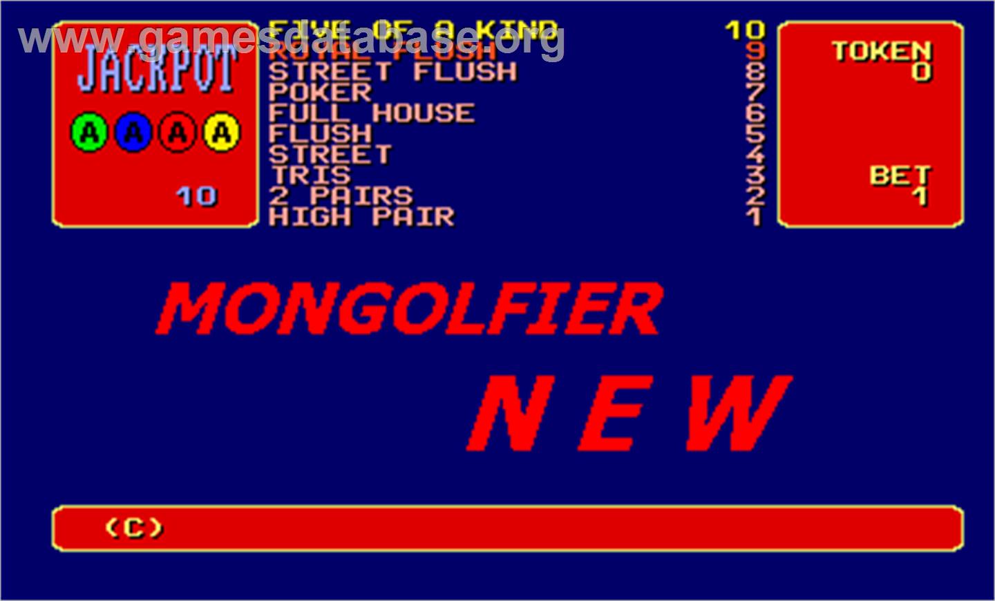 Mongolfier New - Arcade - Artwork - Title Screen