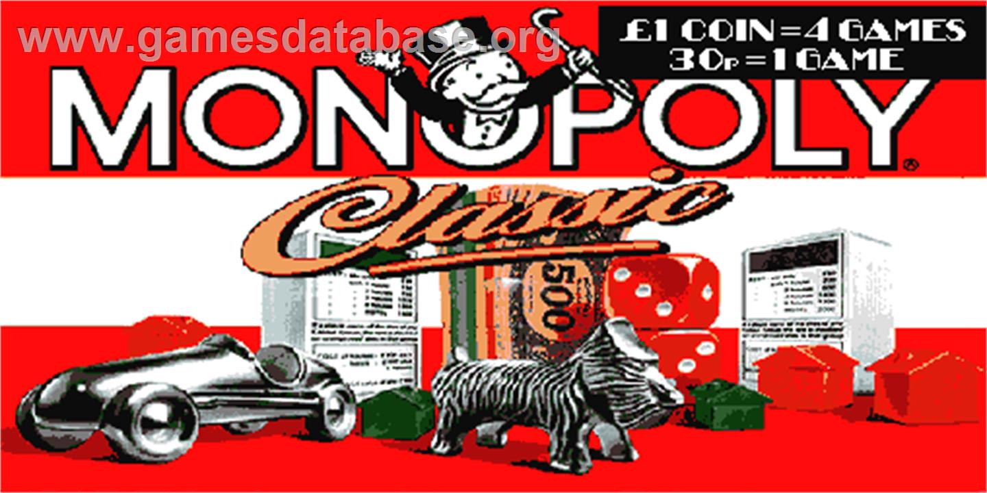 Monopoly Classic - Arcade - Artwork - Title Screen