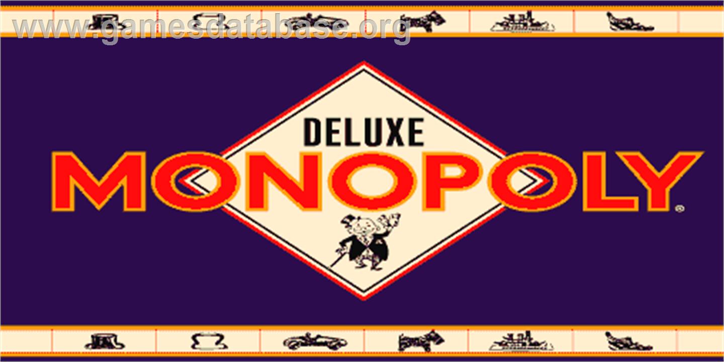 Monopoly Deluxe - Arcade - Artwork - Title Screen