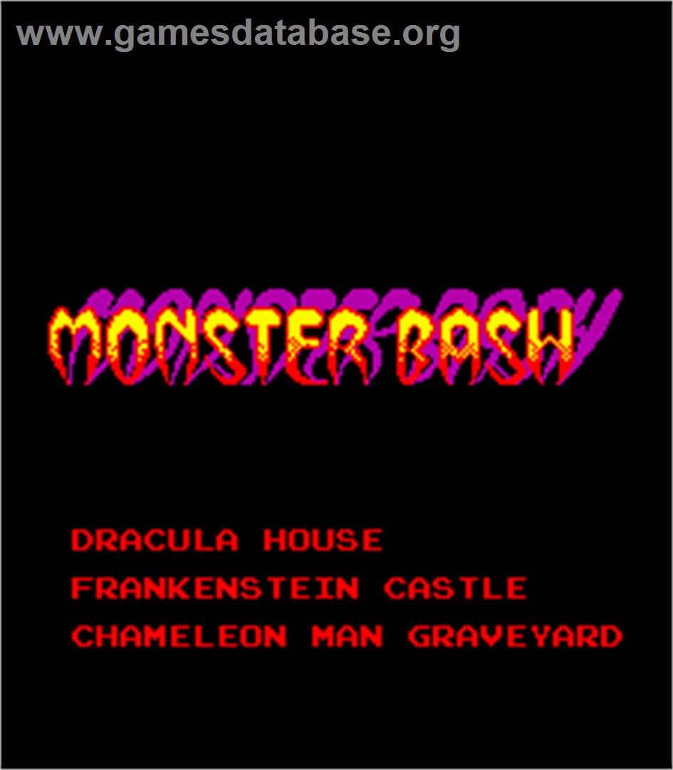 Monster Bash - Arcade - Artwork - Title Screen