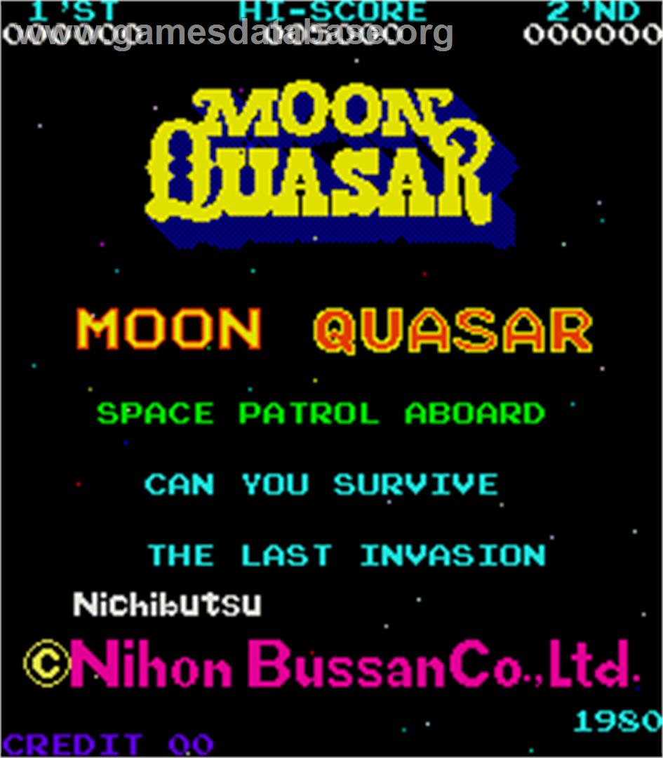 Moon Quasar - Arcade - Artwork - Title Screen