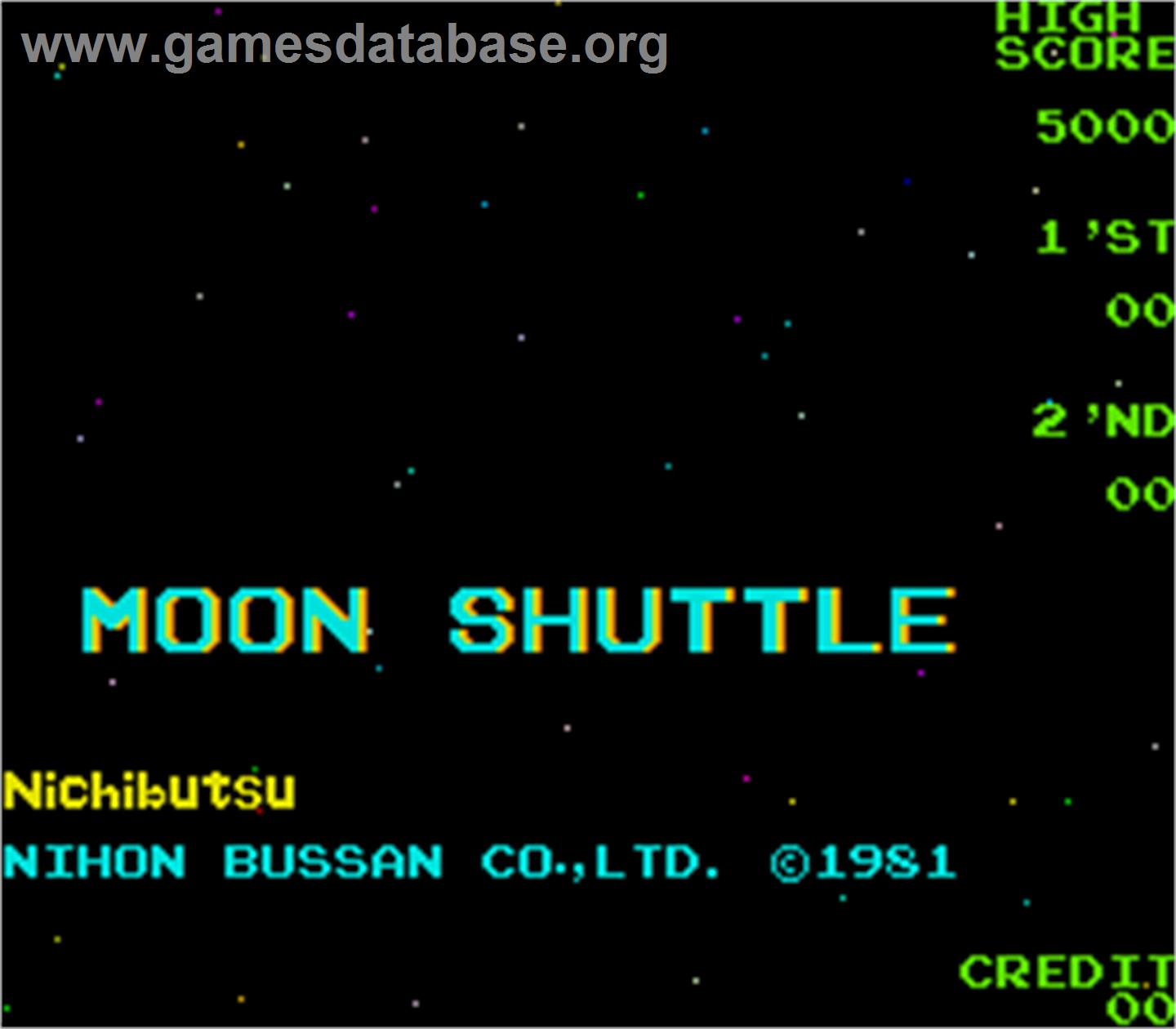 Moon Shuttle - Arcade - Artwork - Title Screen