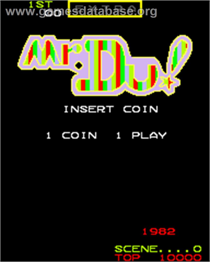 Mr. Du! - Arcade - Artwork - Title Screen