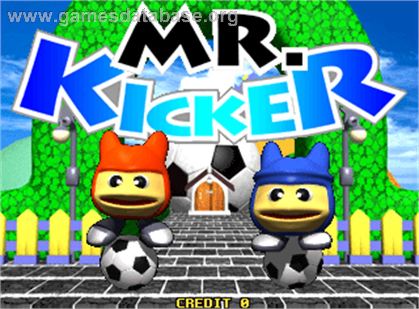 Mr. Kicker - Arcade - Artwork - Title Screen