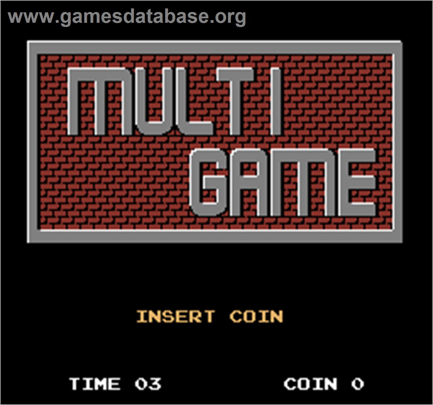 Multi Game - Arcade - Artwork - Title Screen
