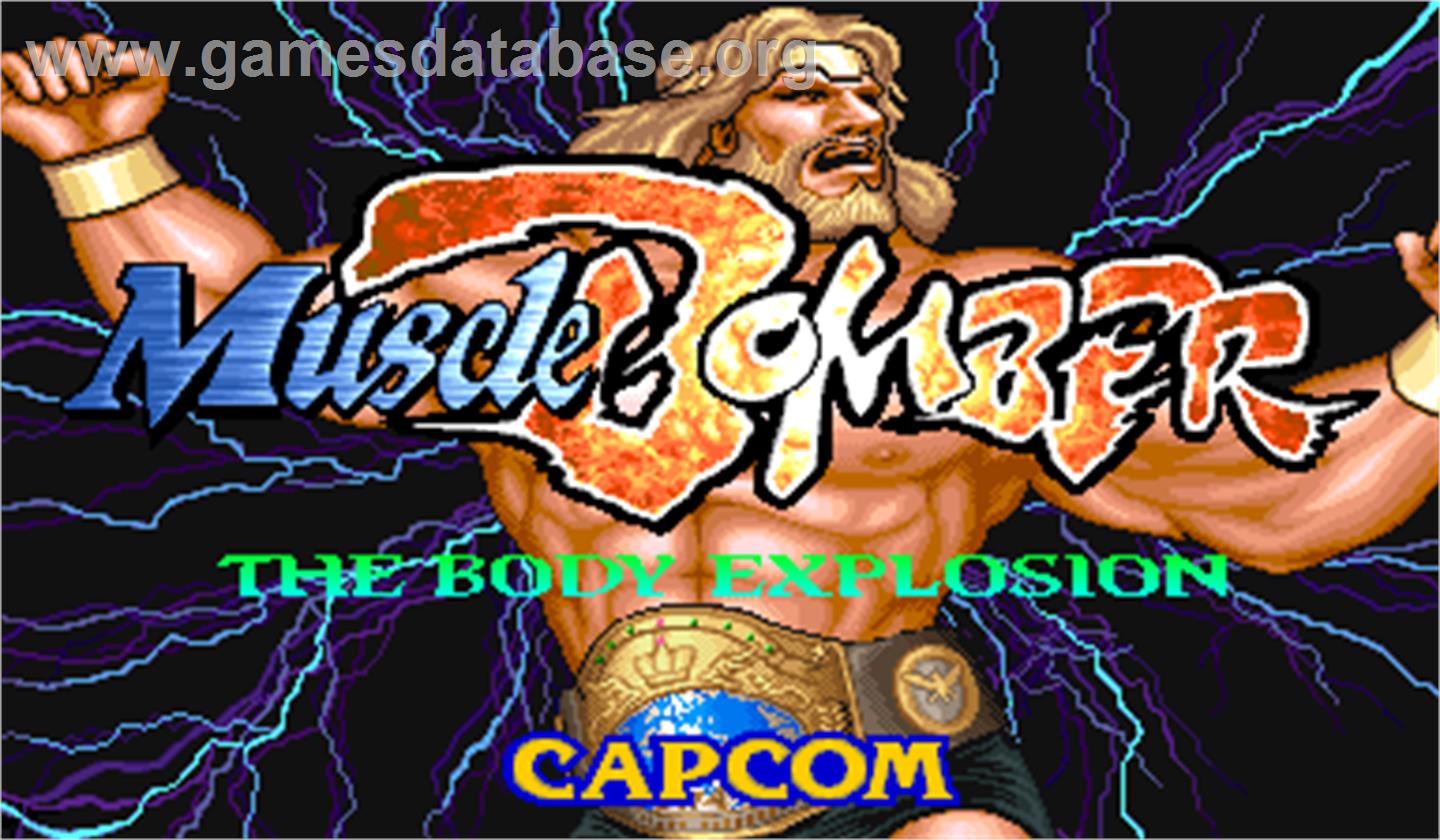 Muscle Bomber: The Body Explosion - Arcade - Artwork - Title Screen