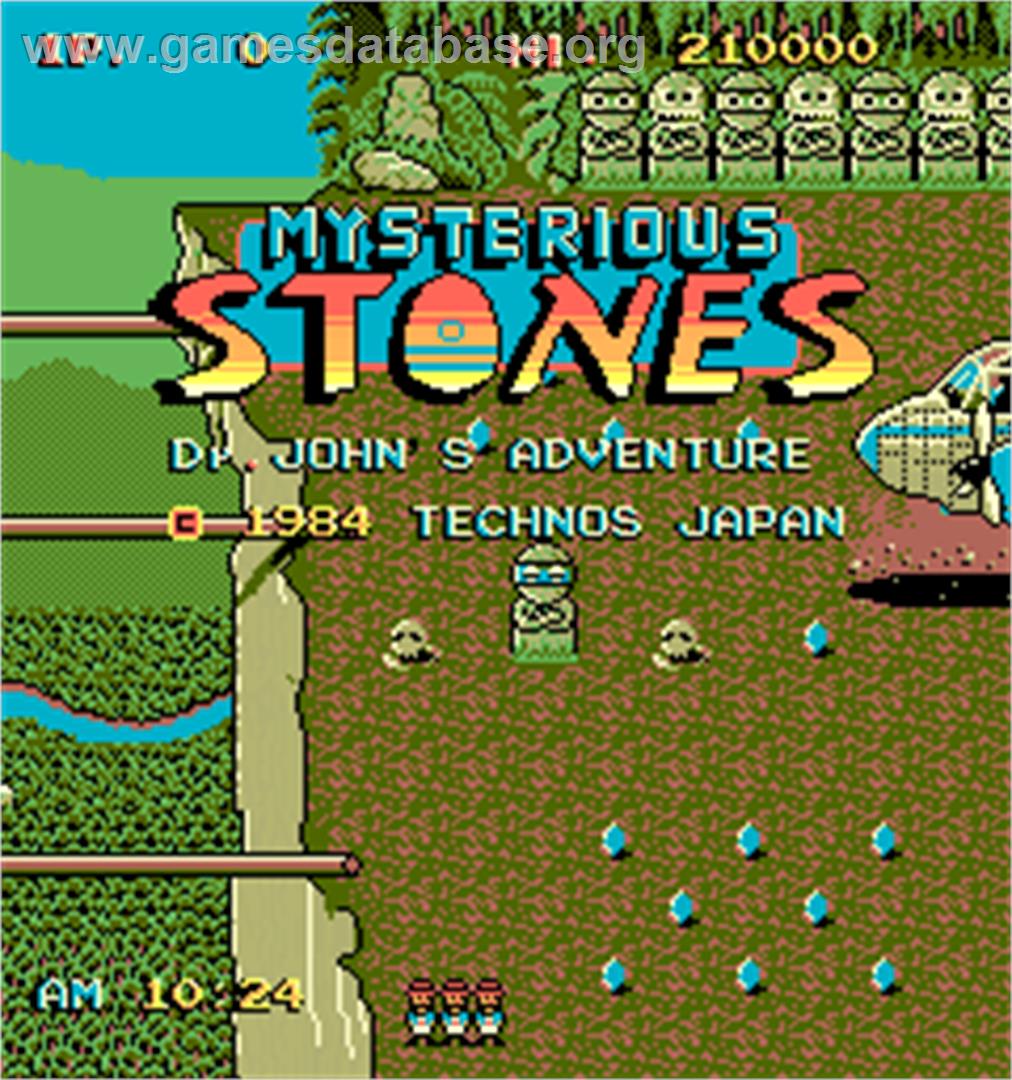 Mysterious Stones - Dr. John's Adventure - Arcade - Artwork - Title Screen