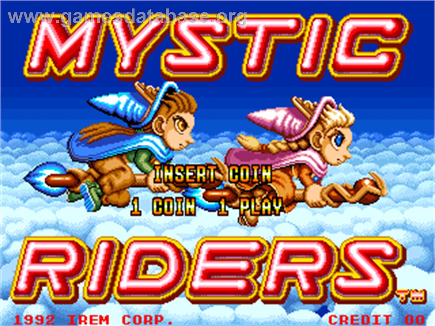 Mystic Riders - Arcade - Artwork - Title Screen