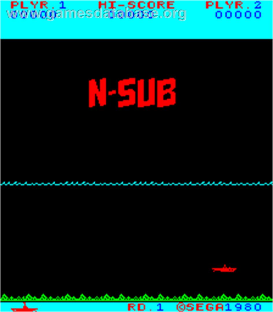N-Sub - Arcade - Artwork - Title Screen