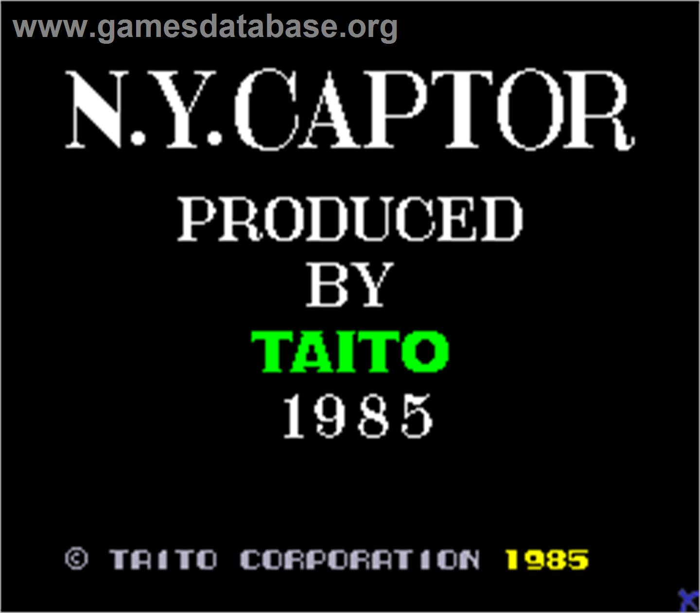 N.Y. Captor - Arcade - Artwork - Title Screen