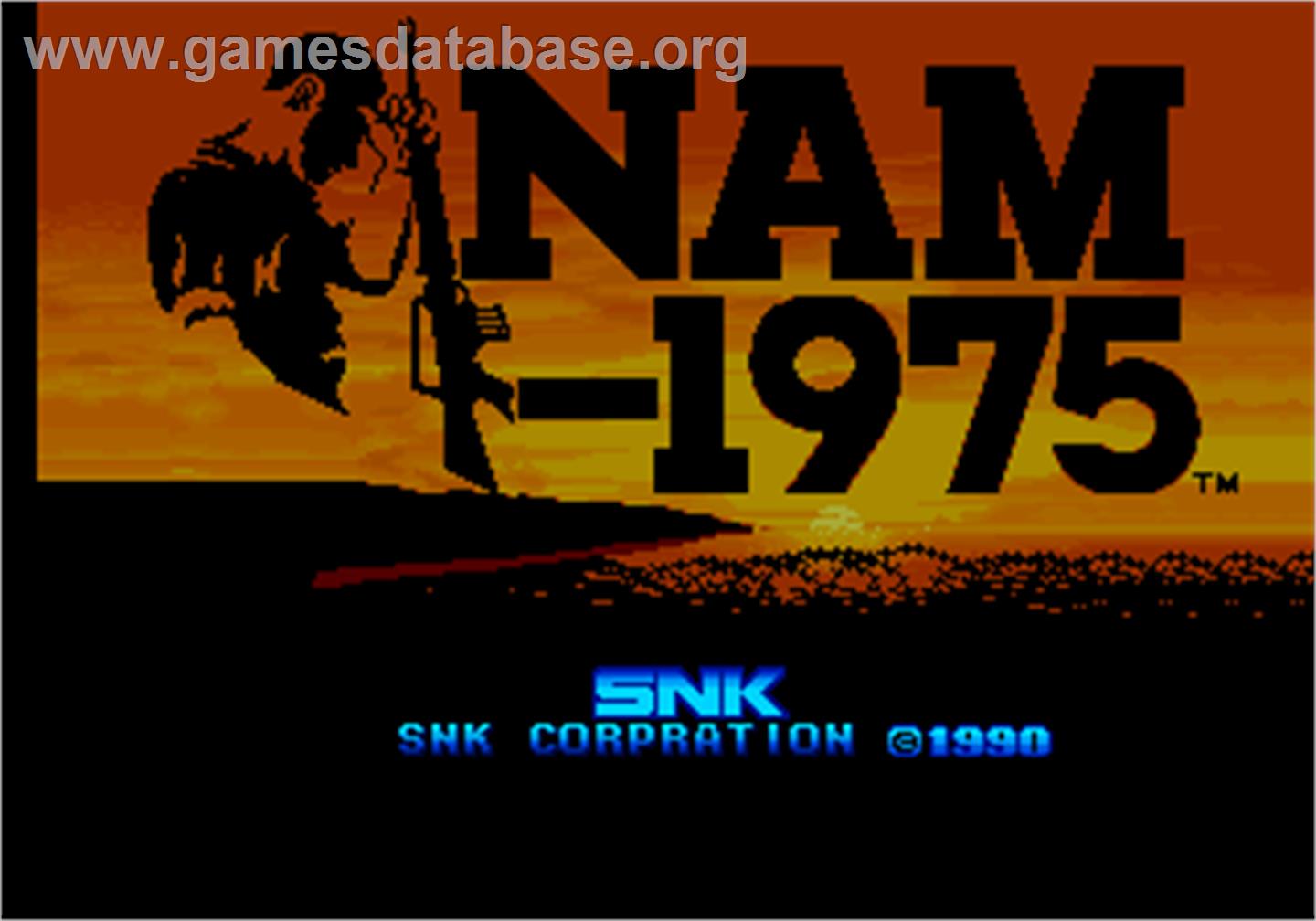 NAM-1975 - Arcade - Artwork - Title Screen