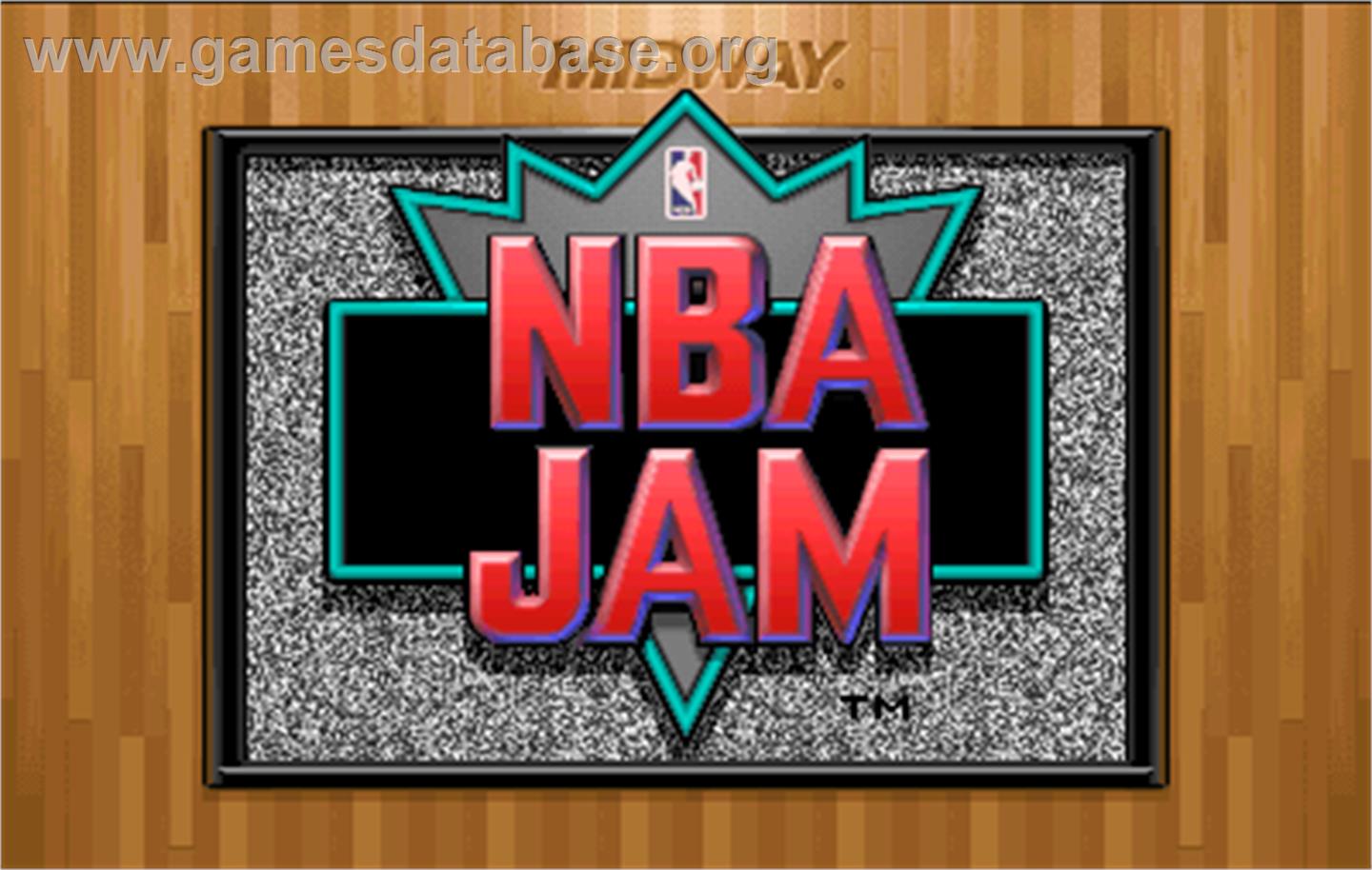 NBA Jam - Arcade - Artwork - Title Screen