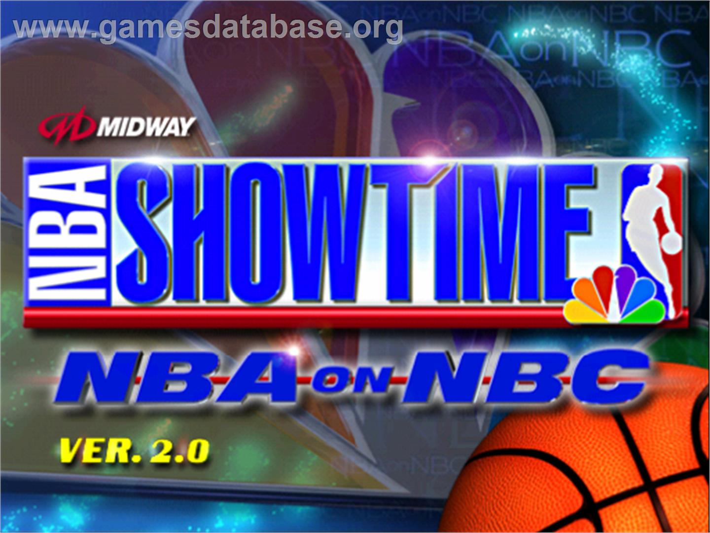 NBA Showtime: NBA on NBC - Arcade - Artwork - Title Screen