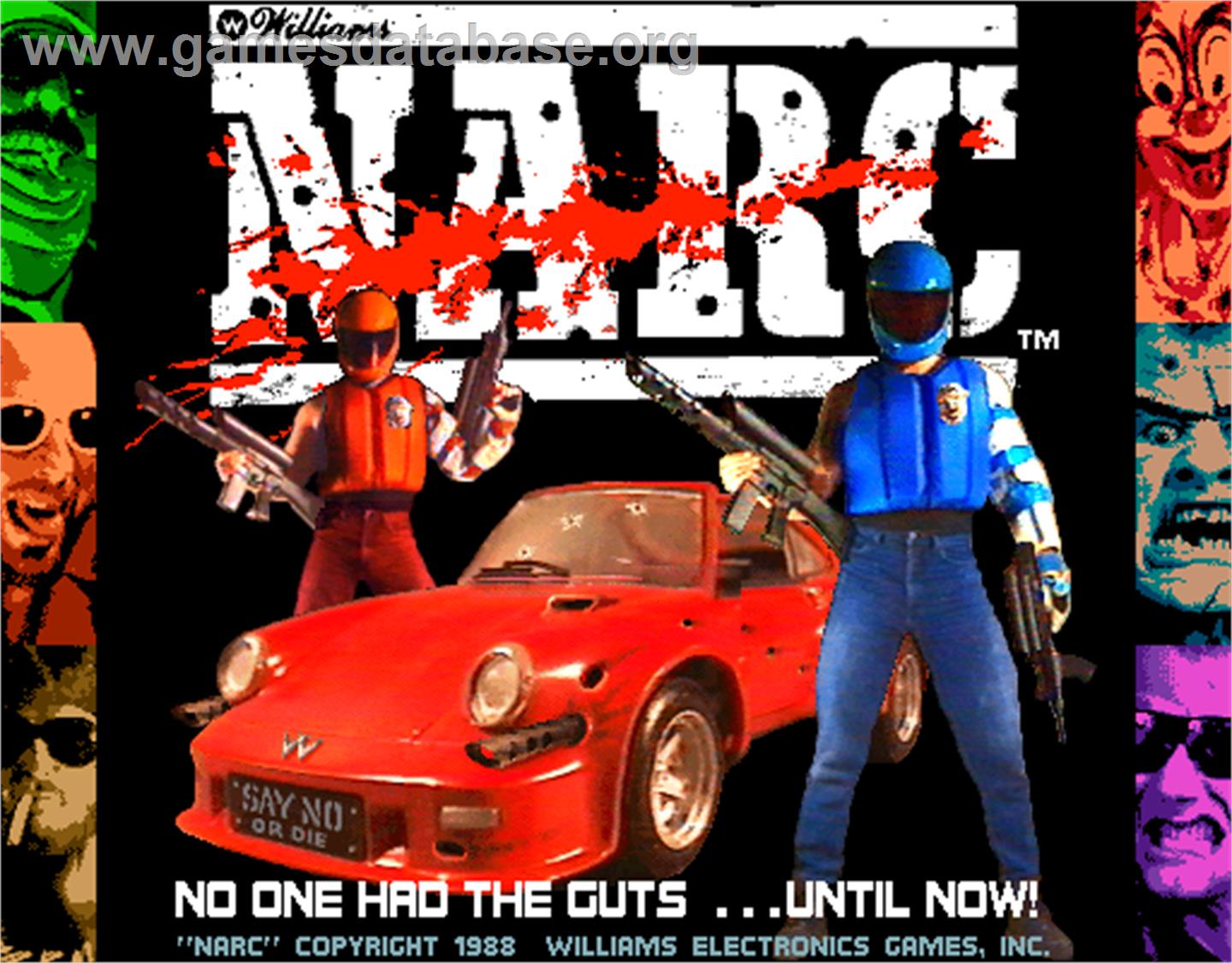 Narc - Arcade - Artwork - Title Screen