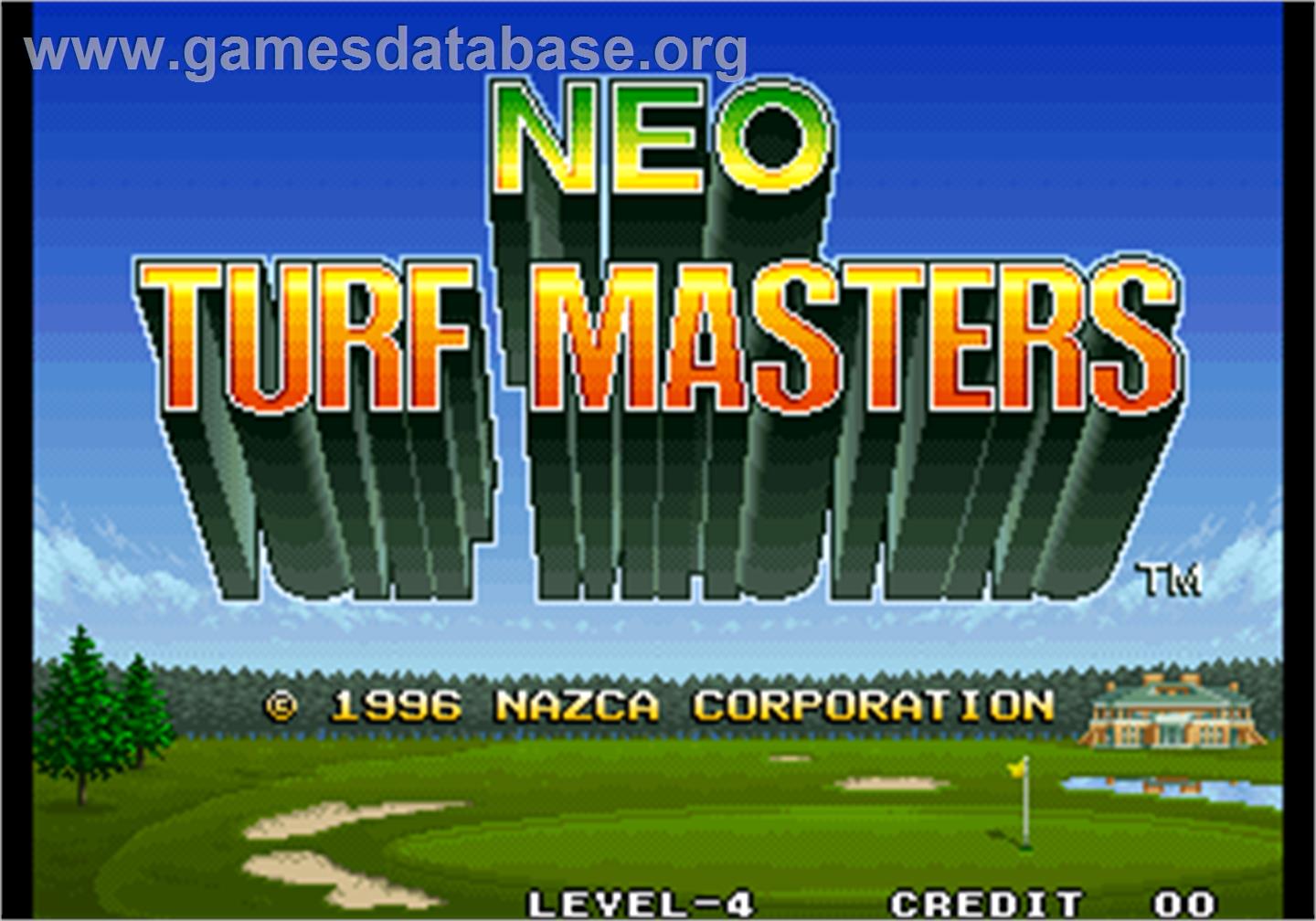 Neo Turf Masters / Big Tournament Golf - Arcade - Artwork - Title Screen
