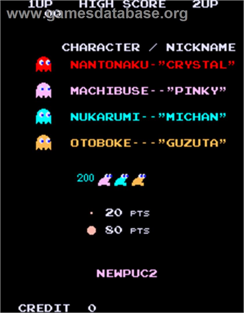 Newpuc2 - Arcade - Artwork - Title Screen