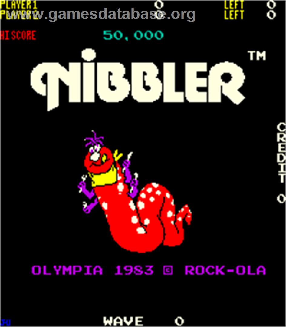 Nibbler - Arcade - Artwork - Title Screen