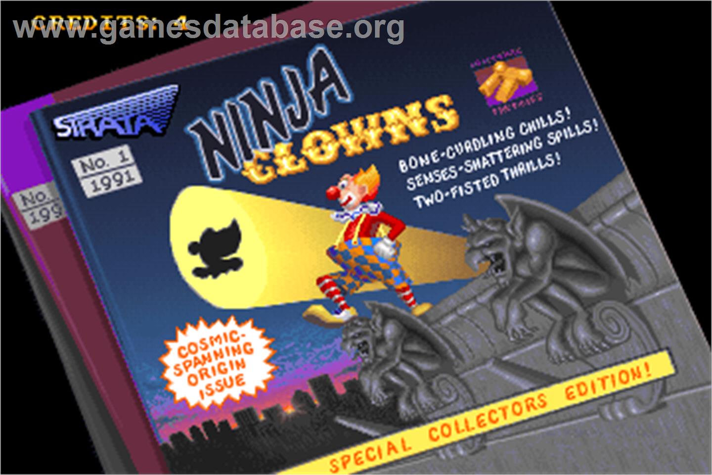 Ninja Clowns - Arcade - Artwork - Title Screen