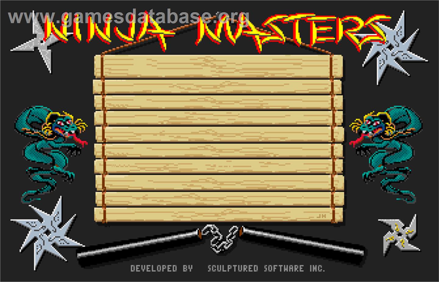 Ninja Mission - Arcade - Artwork - Title Screen
