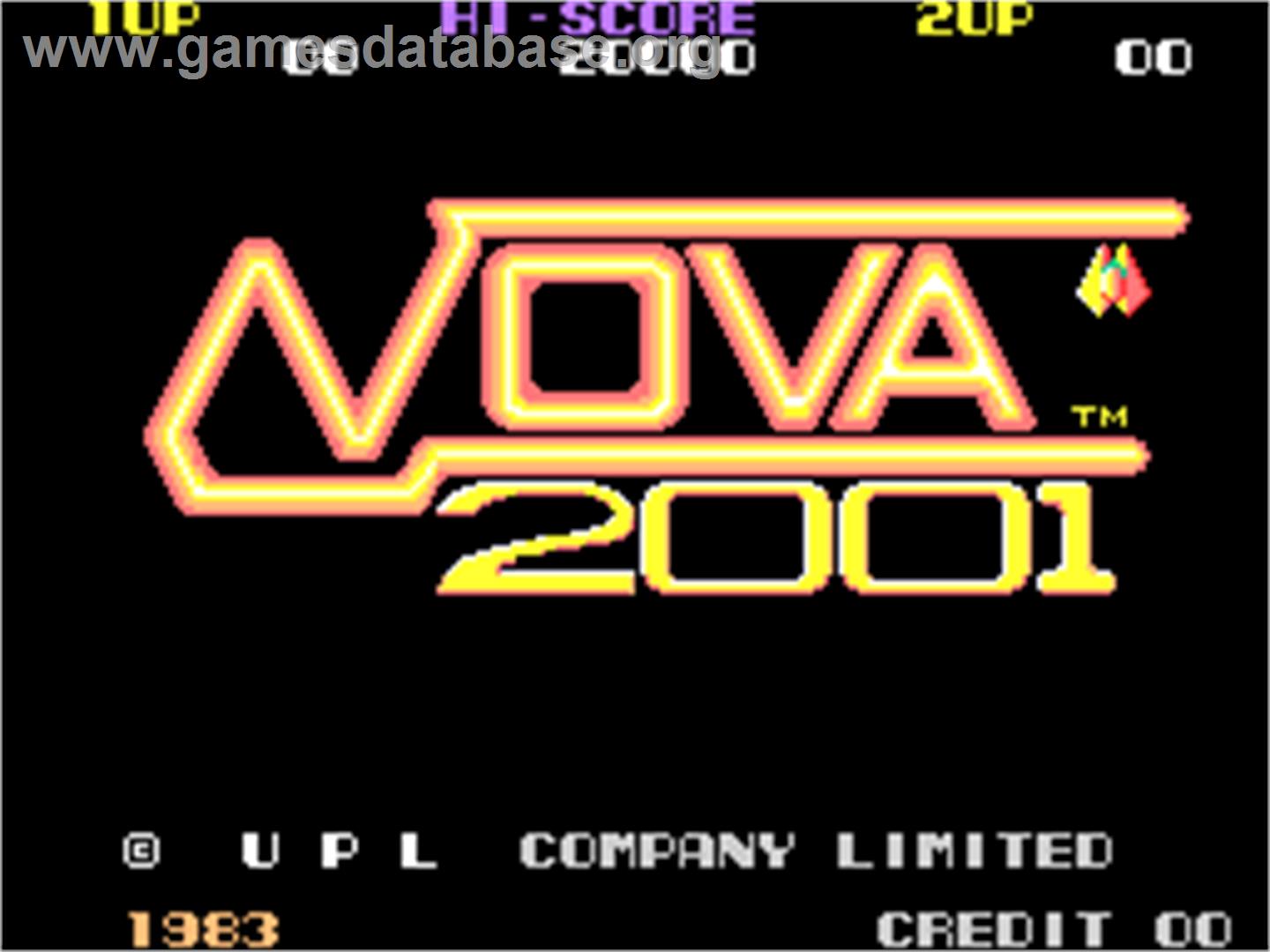 Nova 2001 - Arcade - Artwork - Title Screen