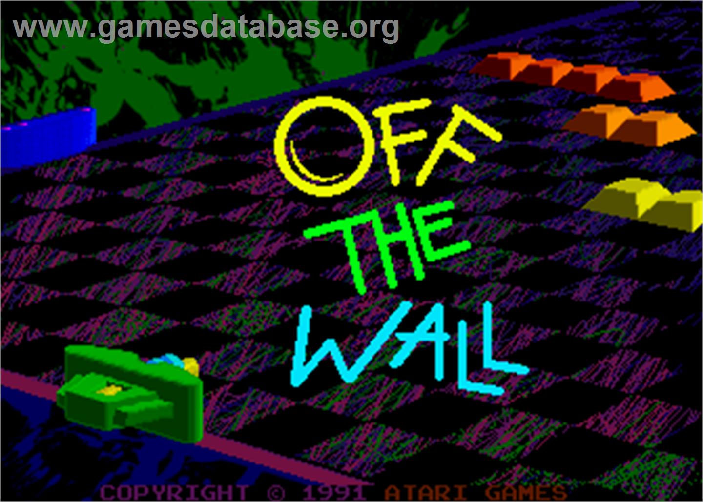 Off the Wall - Arcade - Artwork - Title Screen