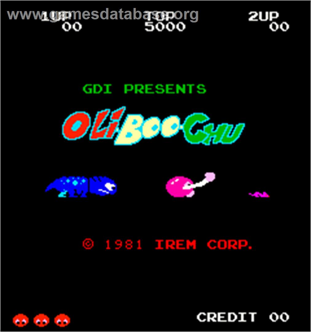 Oli-Boo-Chu - Arcade - Artwork - Title Screen