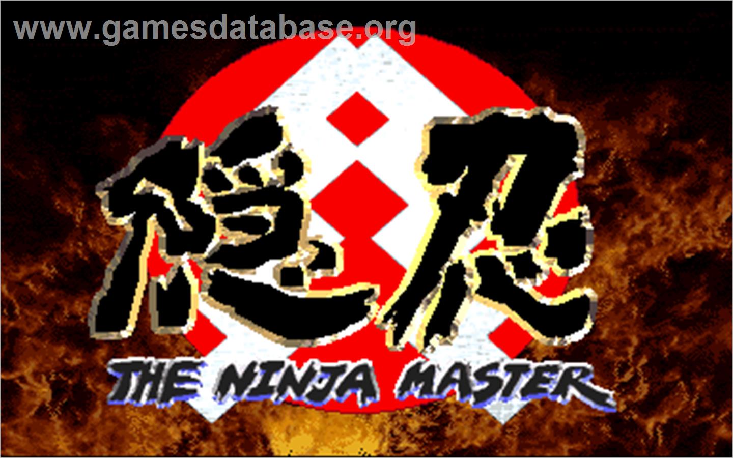 Oni - The Ninja Master - Arcade - Artwork - Title Screen