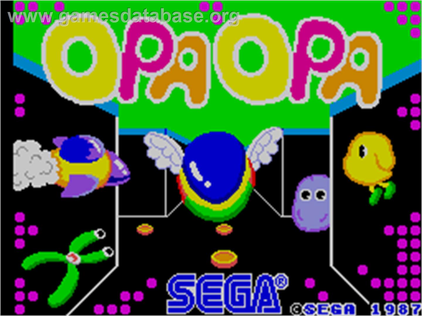 Opa Opa - Arcade - Artwork - Title Screen