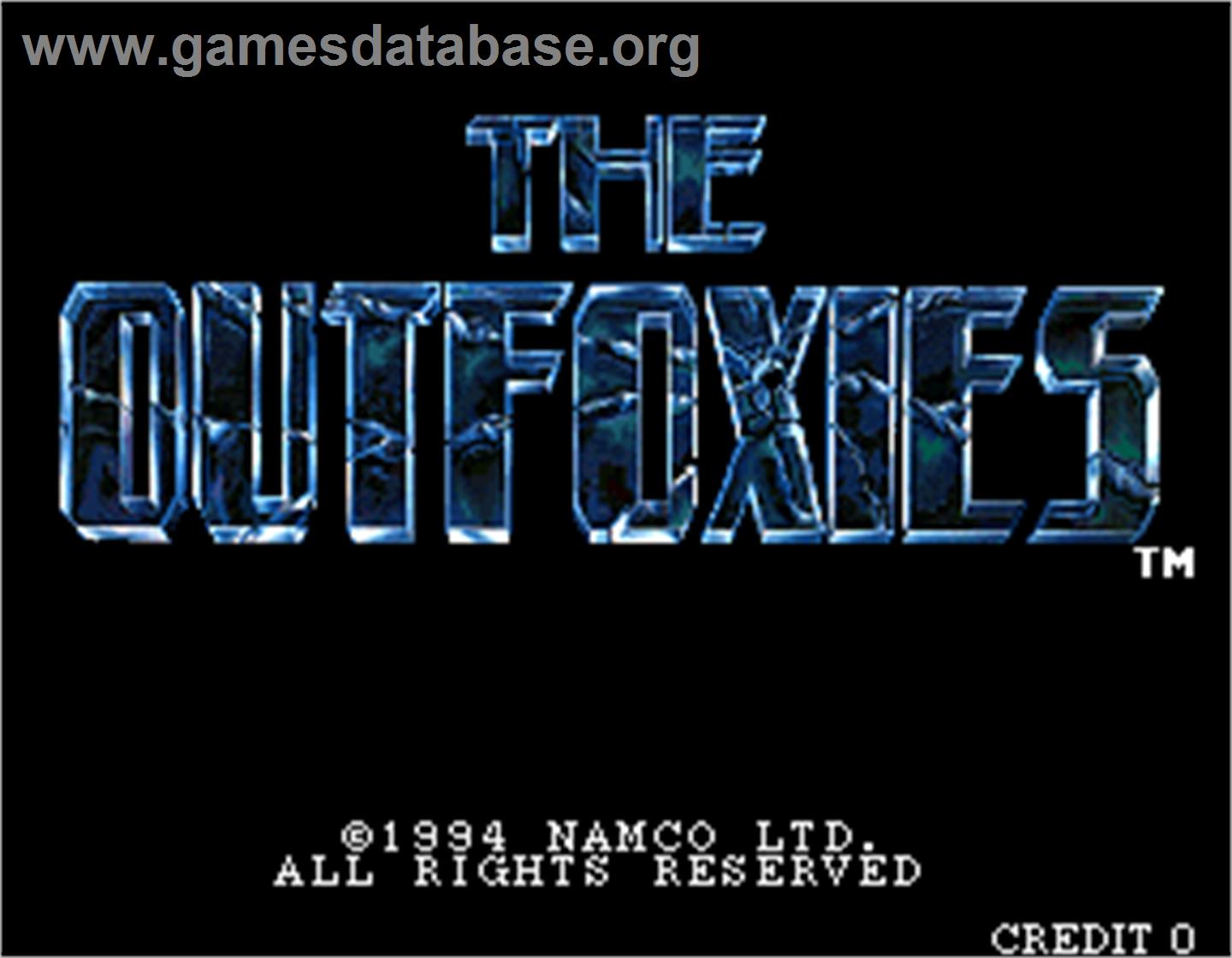 Outfoxies - Arcade - Artwork - Title Screen