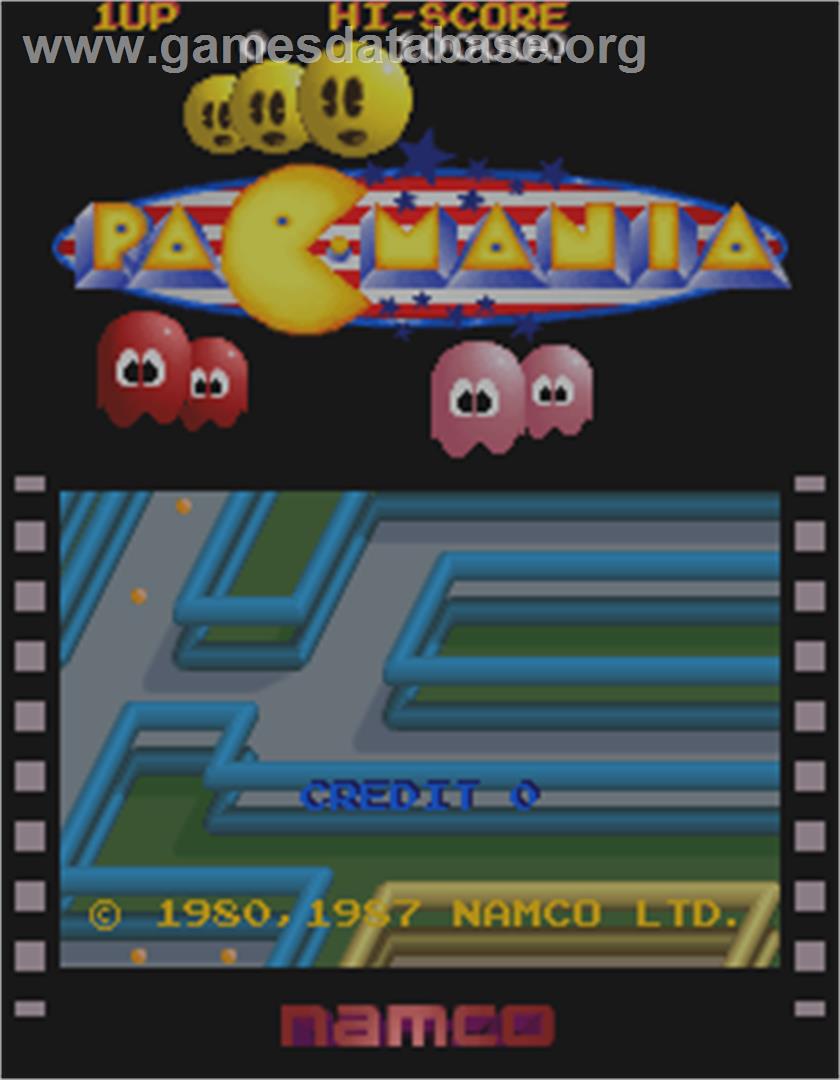 Pac-Mania - Arcade - Artwork - Title Screen