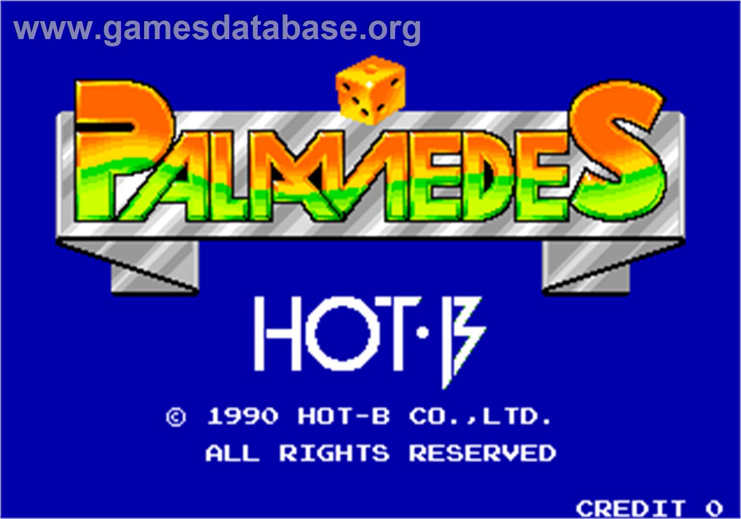 Palamedes - Arcade - Artwork - Title Screen