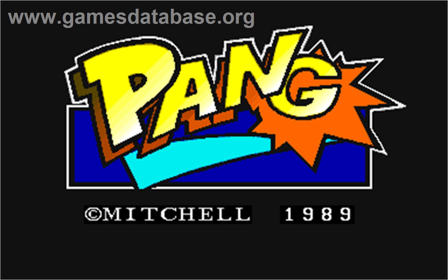 Pang - Arcade - Artwork - Title Screen