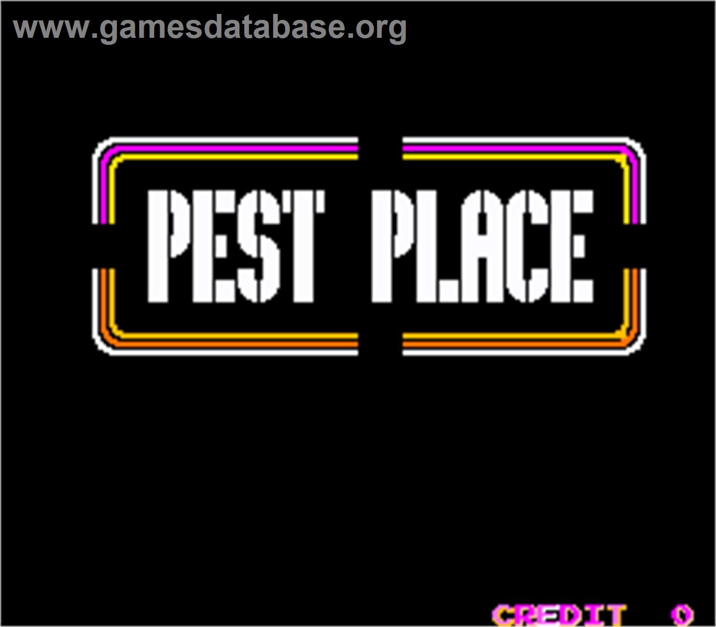 Pest Place - Arcade - Artwork - Title Screen