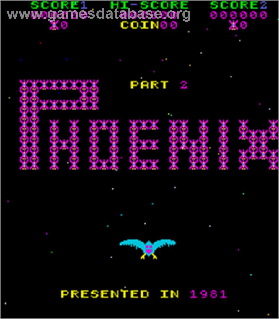 Phoenix Part 2 - Arcade - Artwork - Title Screen