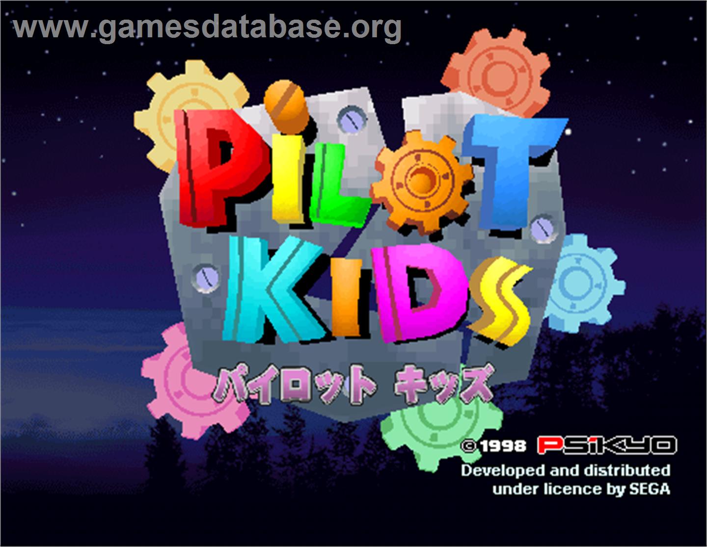 Pilot Kids - Arcade - Artwork - Title Screen