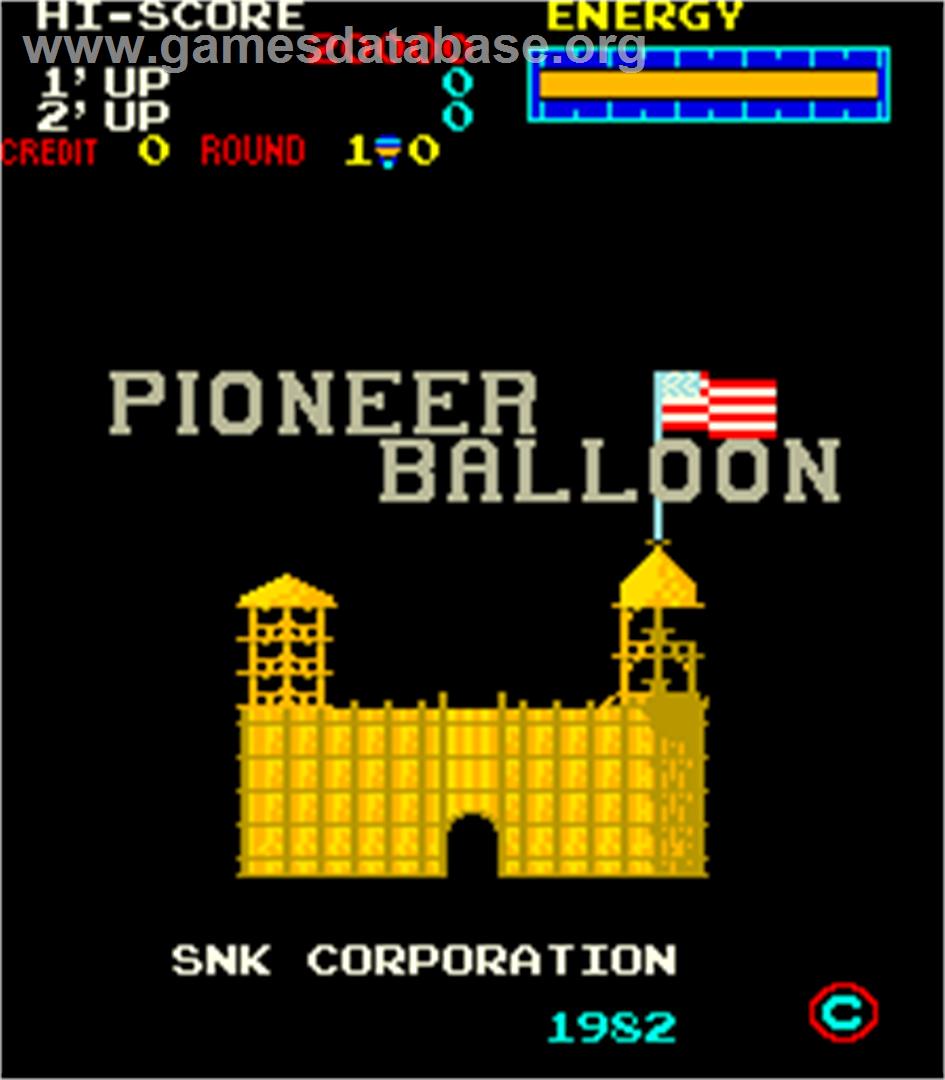 Pioneer Balloon - Arcade - Artwork - Title Screen